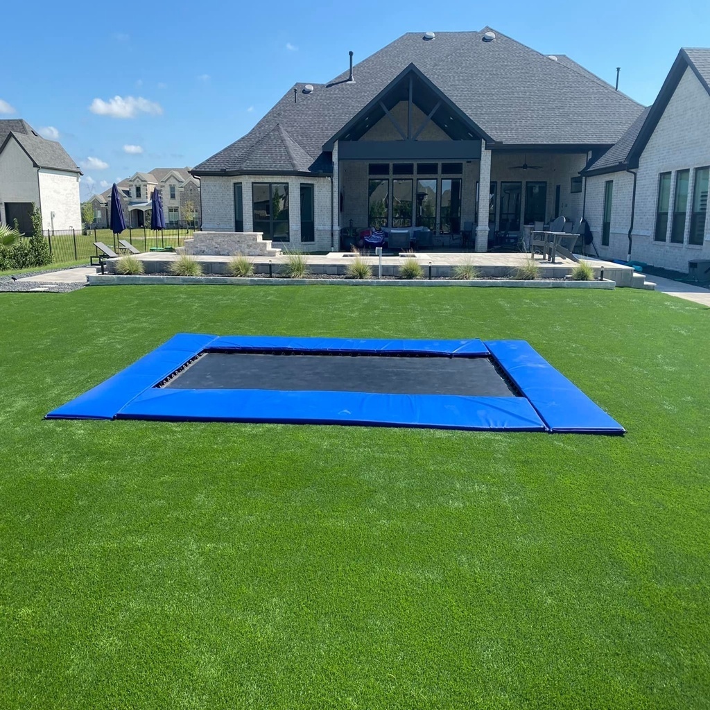 Outdoor Super Soft 40mm Backyard Artificial Grass for in-ground trampoline USA