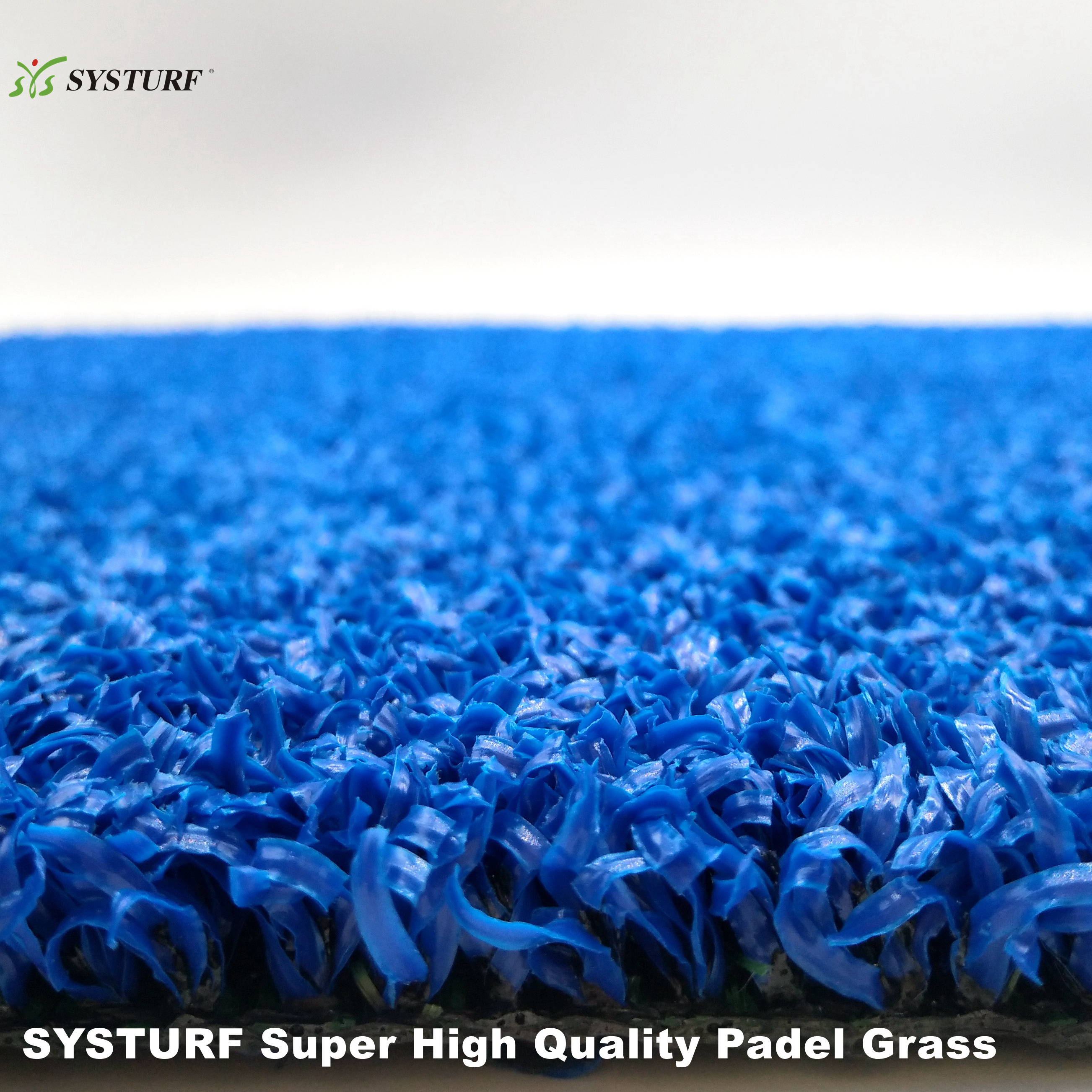 Blue Color Outdoor Artificial Turf for Tennis Court  Paddle Grass