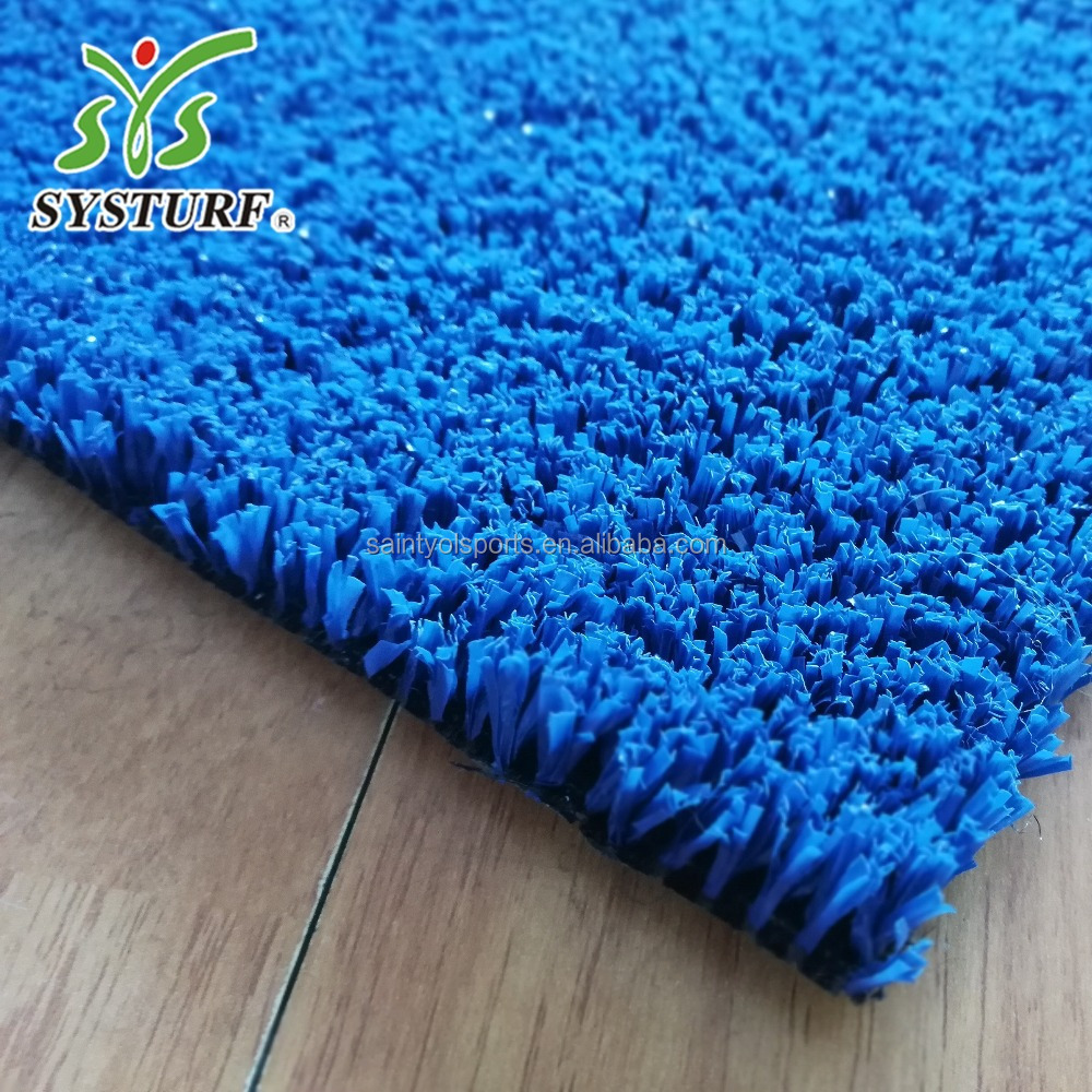 Blue Color Outdoor Artificial Turf for Tennis Court  Paddle Grass