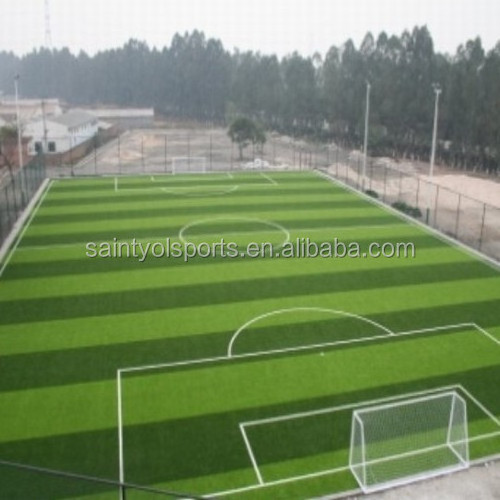 High Durable Bi-Color Artificial Grass Synthetic Turf 2m Roll Width for Outdoor Soccer Fields Football Flexible PP Material