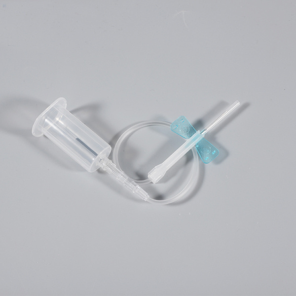 High quality CE ISO safety double wing butterfly type blood collection needle with holder