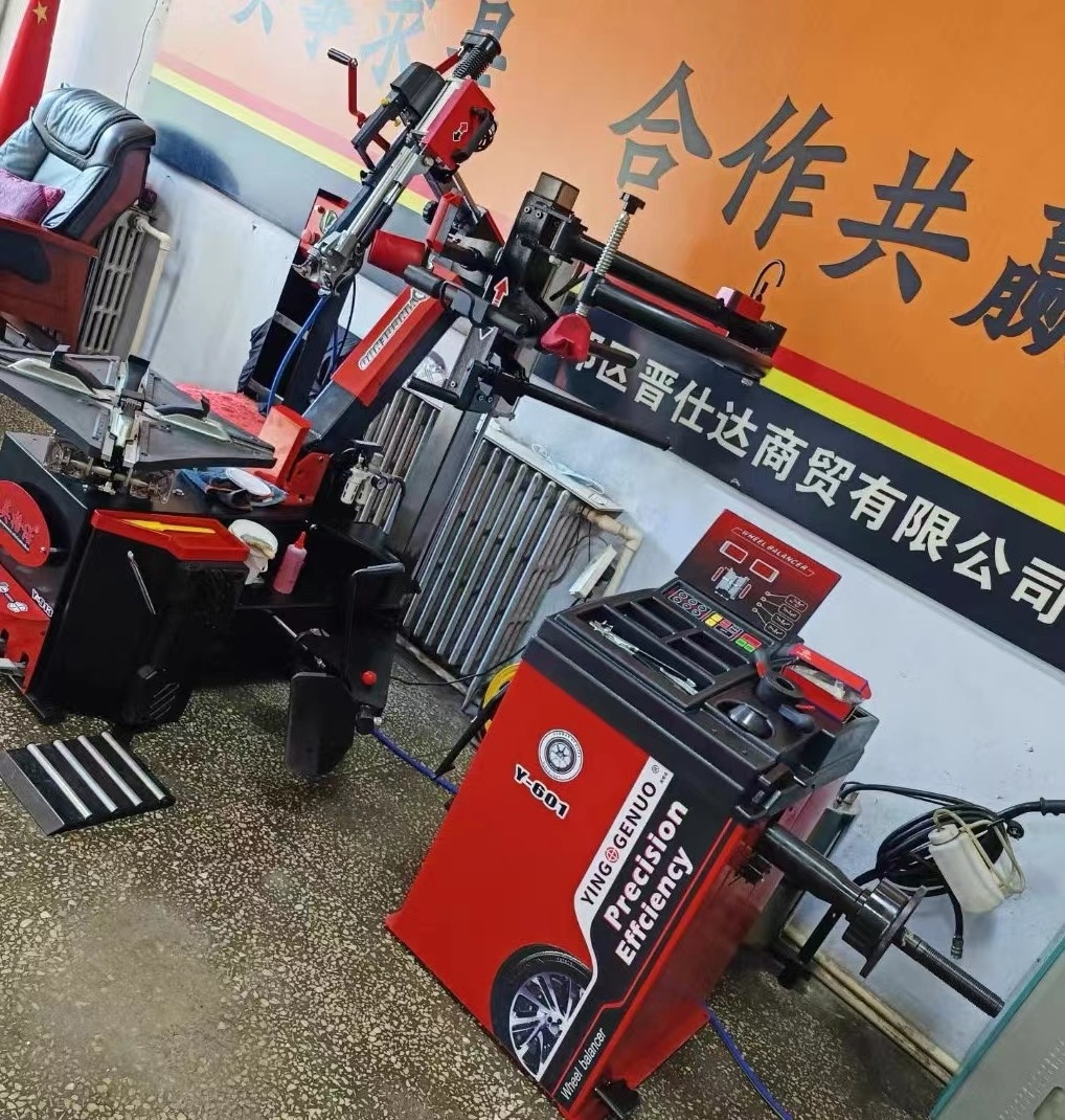 Automatic Lean Back Tyre Changer 12-26 inches Rim Tire changing machine with auto tire picker