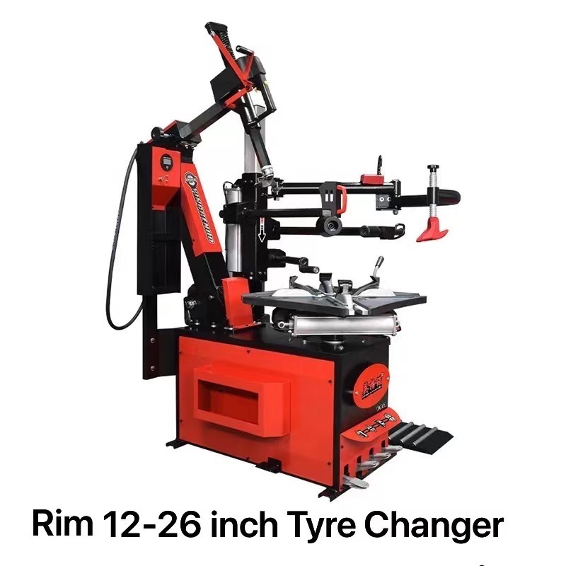 Automatic Lean Back Tyre Changer 12-26 inches Rim Tire changing machine with auto tire picker