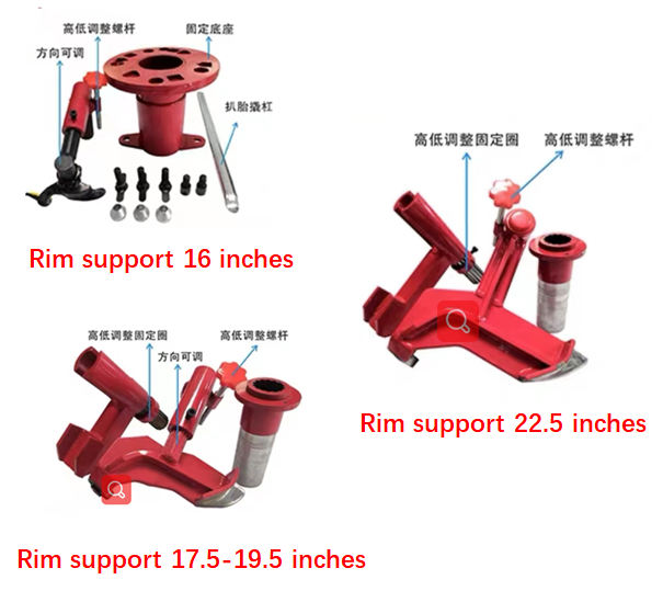 Portable car and truck tire changer Wheel changing machine Wheel tire remover