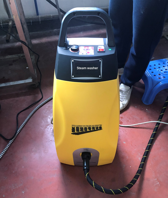 High pressure portable Steam Car wash machine with CE Engine steam wash machine with Ozone clean