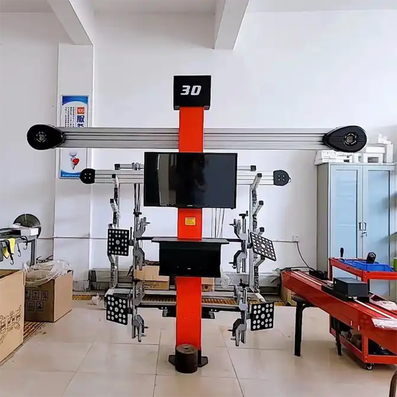 Tyre changer Wheel Balancer 3D Wheel Alignment & Four posr car lift Combo Workshop Tire repair machine