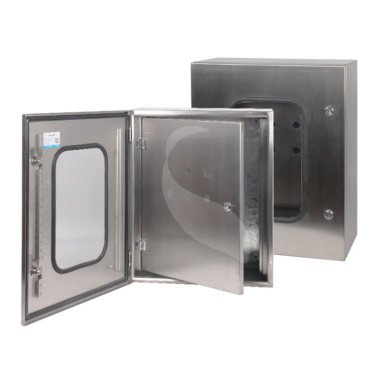 Wall Mount Electrical Cabinet Metal Energy Electric Control Panel Box Enclosure Waterproof Stainless Steel Enclosures