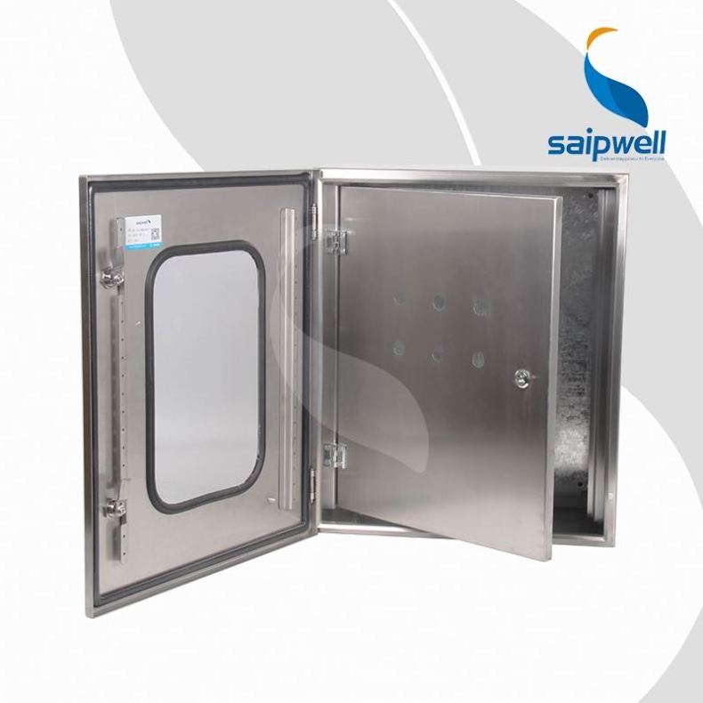 IP66 Custom Made NEMA Waterproof Metal Distribution Box SS304 SS316 Brushed Finish Stainless Steel Box Enclosure