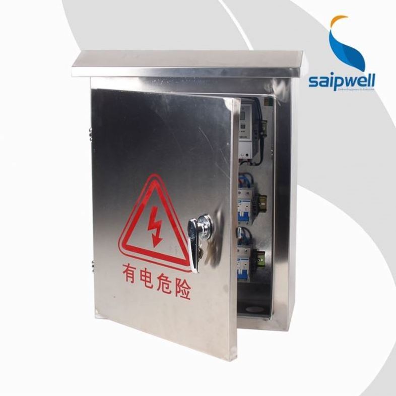 Saipwell Steel Box Electric Equipment Enclosure Stainless Steel Box Waterproof Metal Box