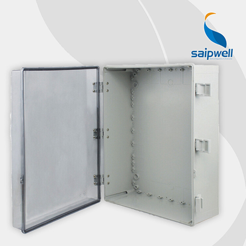 Factory Outlet Saipwell NEMA Hinged Plastic Box Outdoor Cable TV Junction Box Polycarbonate Distribution Enclosure