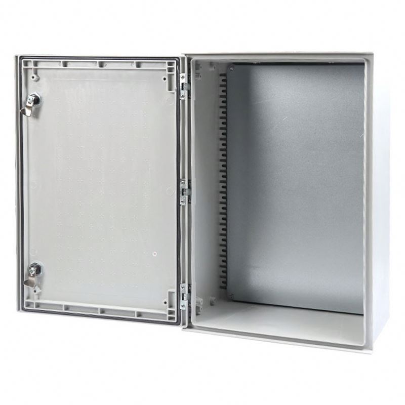 Fiberglass IP66 waterproof plastic electrical enclosure FRP GRP SMC empty box combiner socket box Electric Cabinet junction box