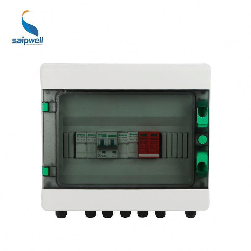 1KW 2KW 3KW 5KW 10KW 2 String Solar Panel DCDC1000V DC500V Waterproof Solar Combiner Box  With DC Circuit Breaker