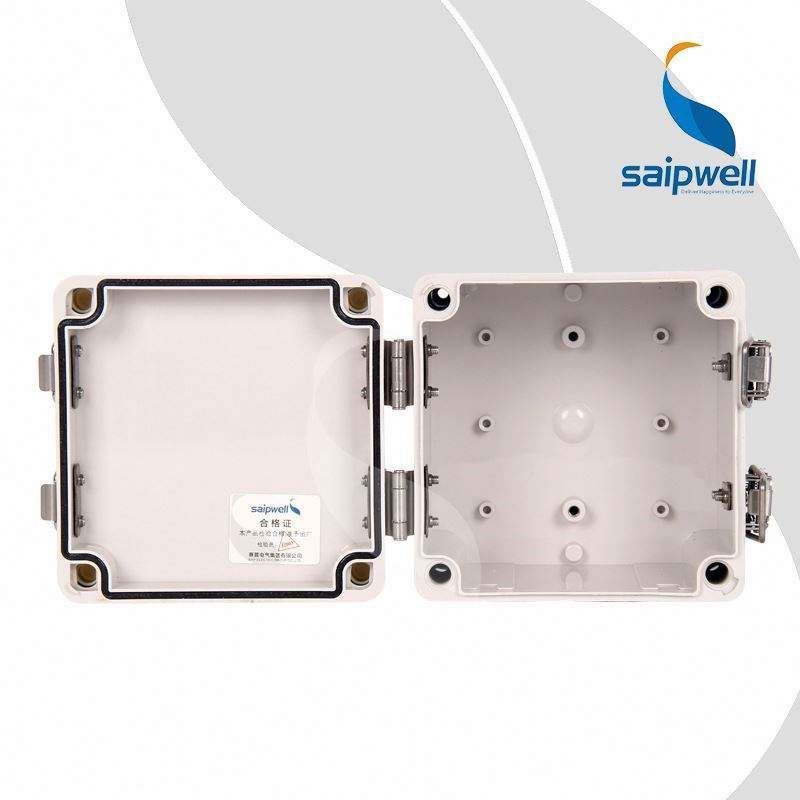 Saipwell metal clasp IP66 plastic waterproof electrical enclosure electric box switch box solar junction box