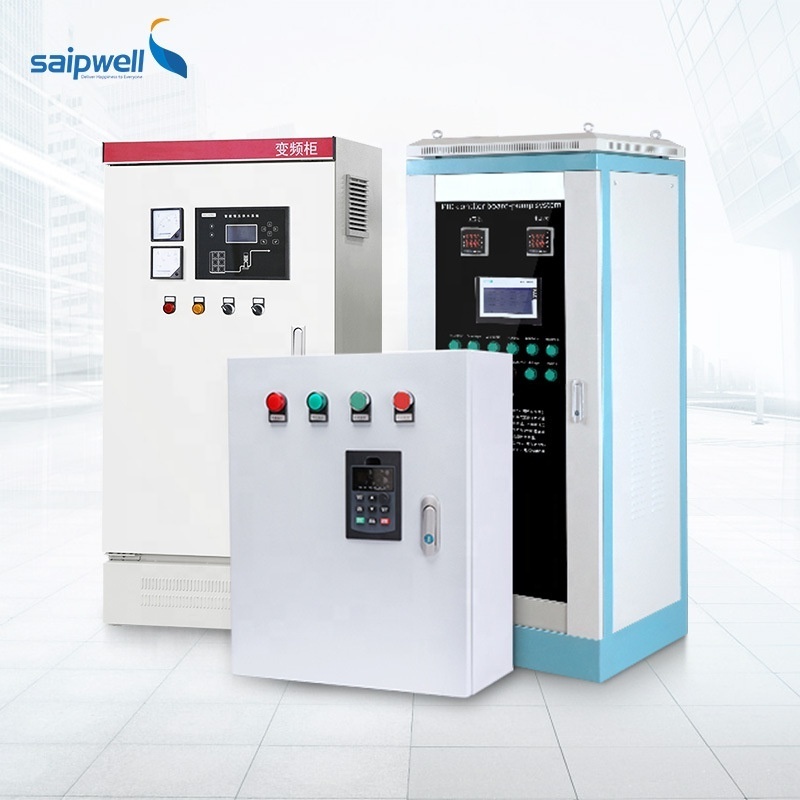 Rainproof complete WoT PLC control cabinet VFD frequency Inverter water supply constant pressure distribution cabinet