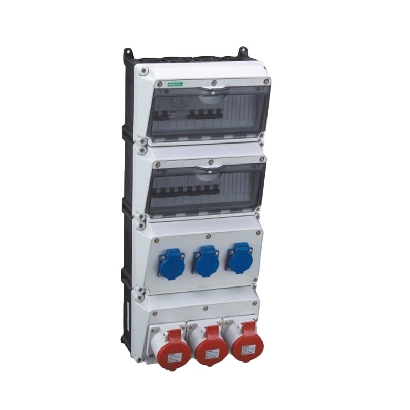 3 Phase Outdoor  Power Electrical Distribution Box Manufacture Power Distributionequipment Power Distributor3x32a Distributor