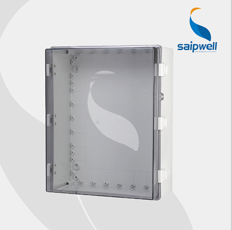 Factory Outlet Saipwell NEMA Hinged Plastic Box Outdoor Cable TV Junction Box Polycarbonate Distribution Enclosure