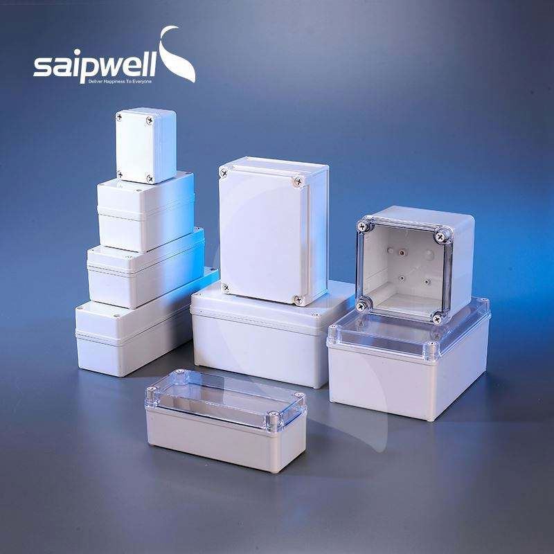 Saipwell metal clasp IP66 plastic waterproof electrical enclosure electric box switch box solar junction box