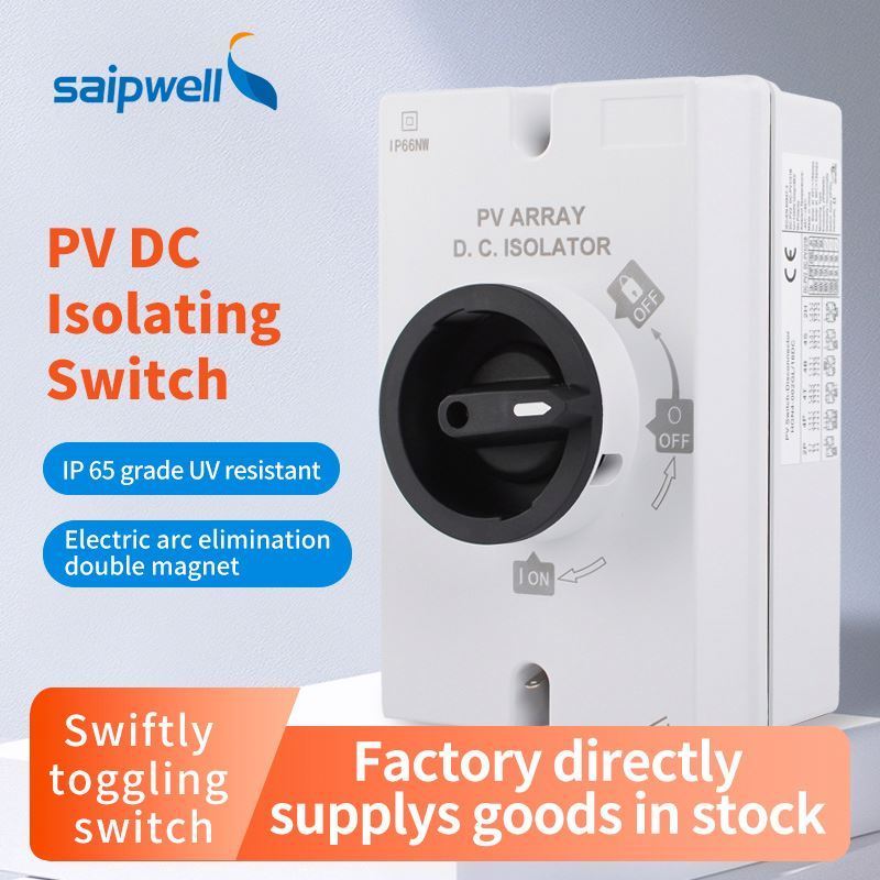 Saipwell 1200V 63Amp Photovoltaic Direct current Isolator Switch for Power System Solar