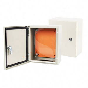 Waterproof Wall Mounted Metal Electrical Enclosure Distribution Box Metal Din Rail Modular System Control Electrical Enclosures