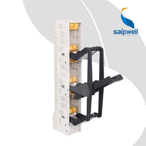 Saipwell 250A/400A/630A strip type fuse switch disconnector 3P 185mm busbar system fuse base