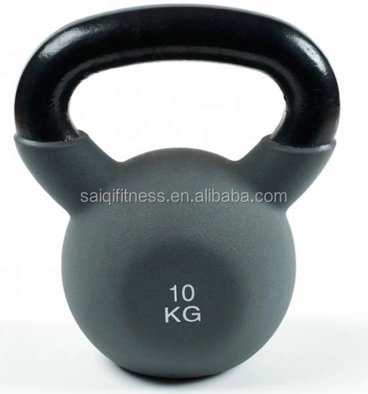 Colorful Gym Fitness Neoprene Coated Cast Iron Kettlebell