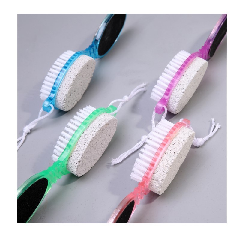 Multi Purpose Dry Feet Buffer Pedicure Scrubber Exfoliator Tools Foot File Pumice Stone Sand Paper Bristle Brush Callus Remover