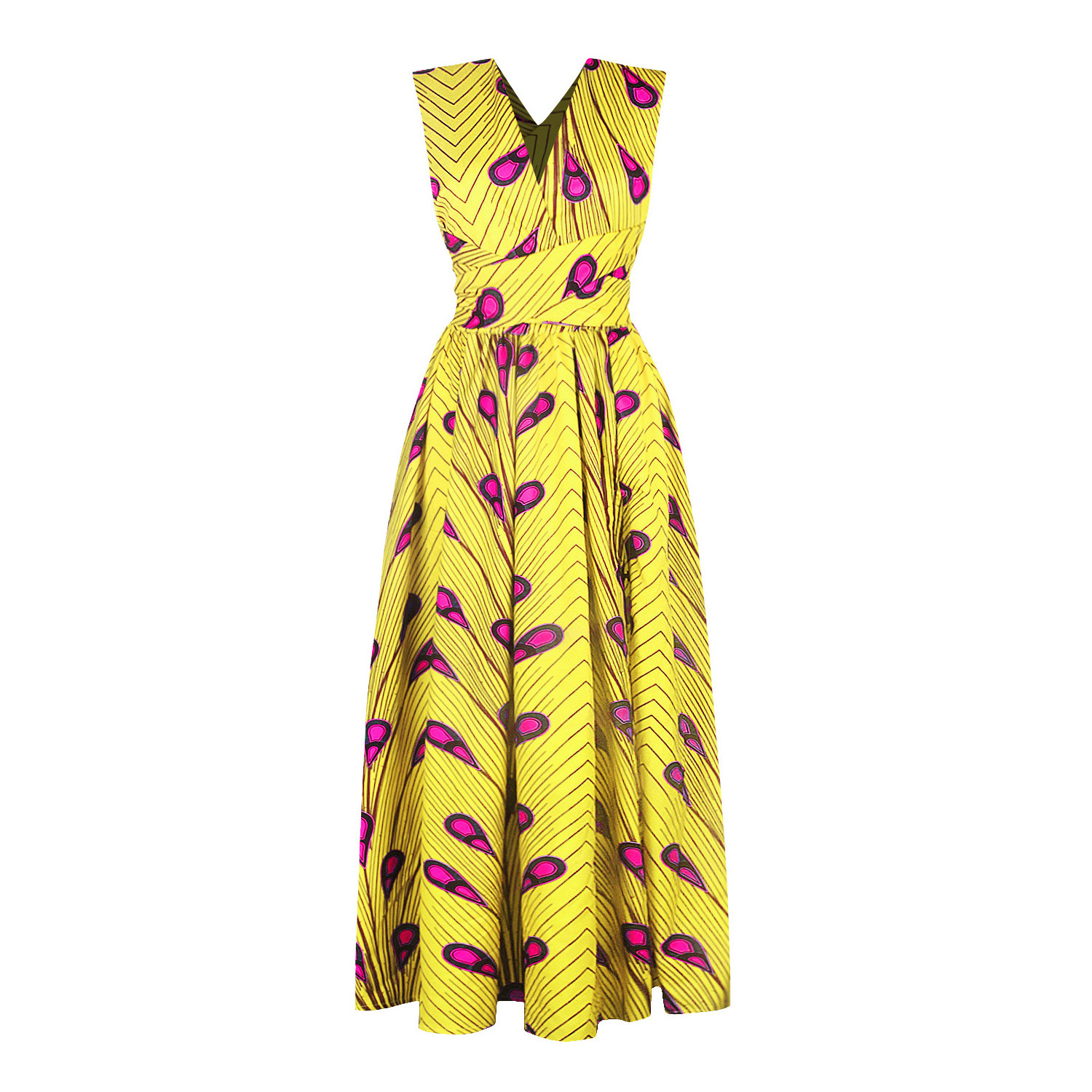 Saireish African Kitenge  Designs Casual  African Dress