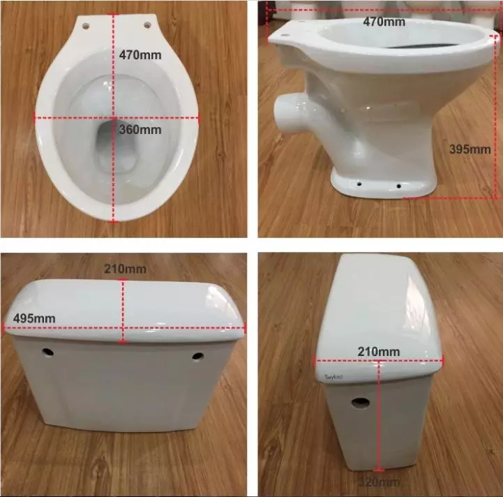 factory twyford WC toilet set for nepal cheap price washdown 2 piece toilet ceramic toilet