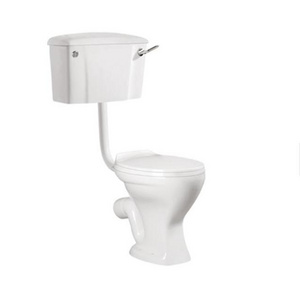 Hot sell African Wc dual flush ceramic color toilet bathroom sanitary wares for ghana market two piece toilet