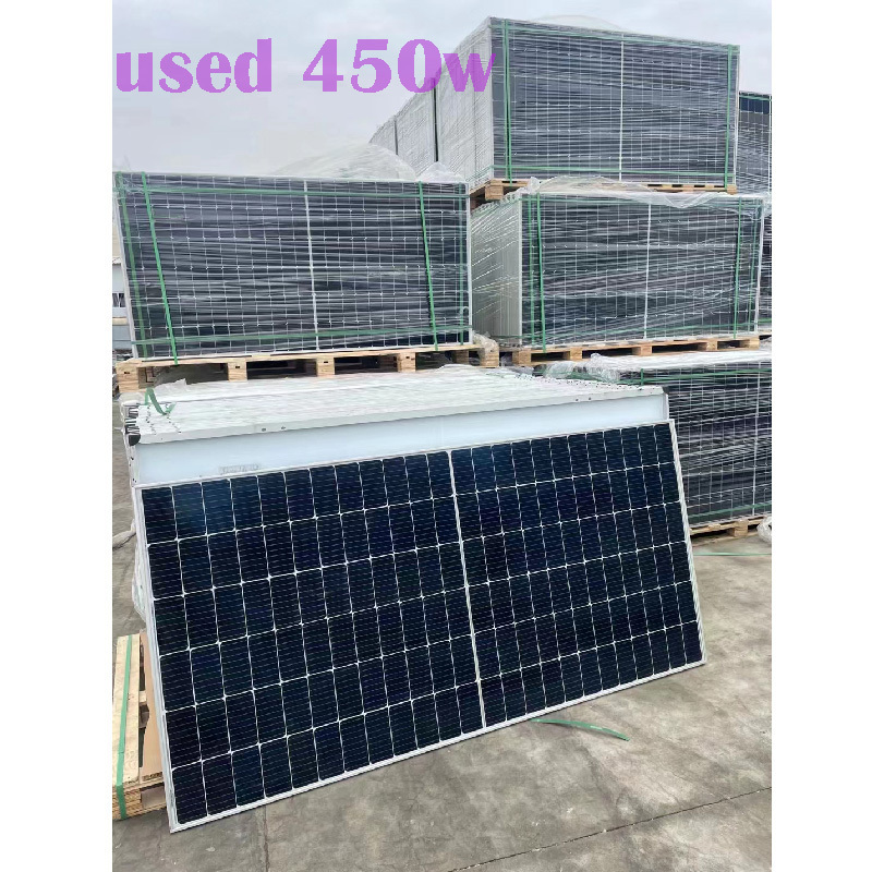 Used solar panels 450w 455w 460w 550w 650w Second-hand solar energy products photovoltaic panel solar  photovoltaic solar power