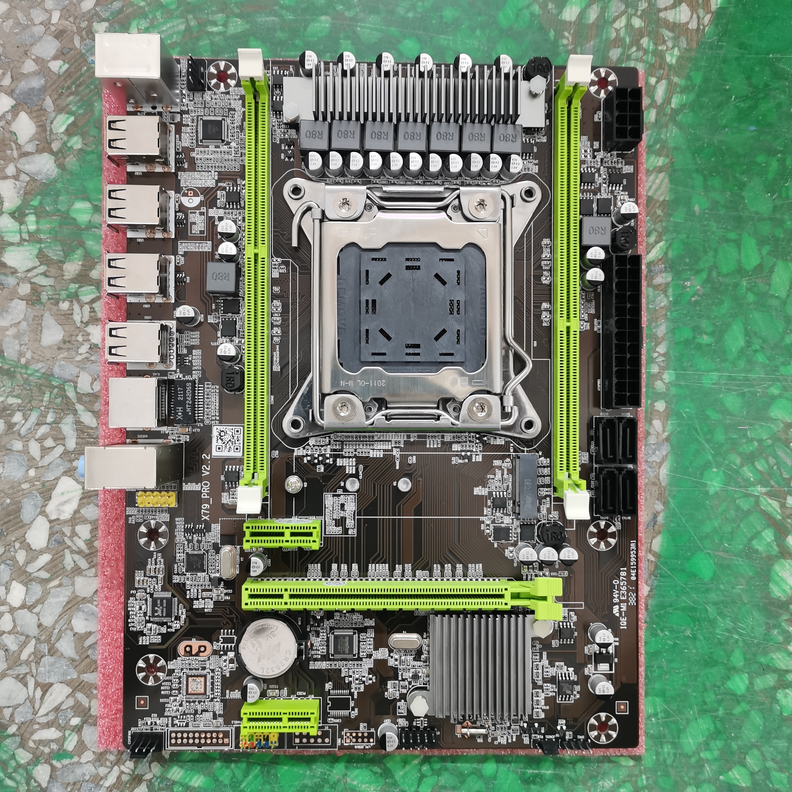 PC gaming x79 server motherboard for xeon CPU 2011 ATX PC mainboard for E5 2620 CPU  2011 v1