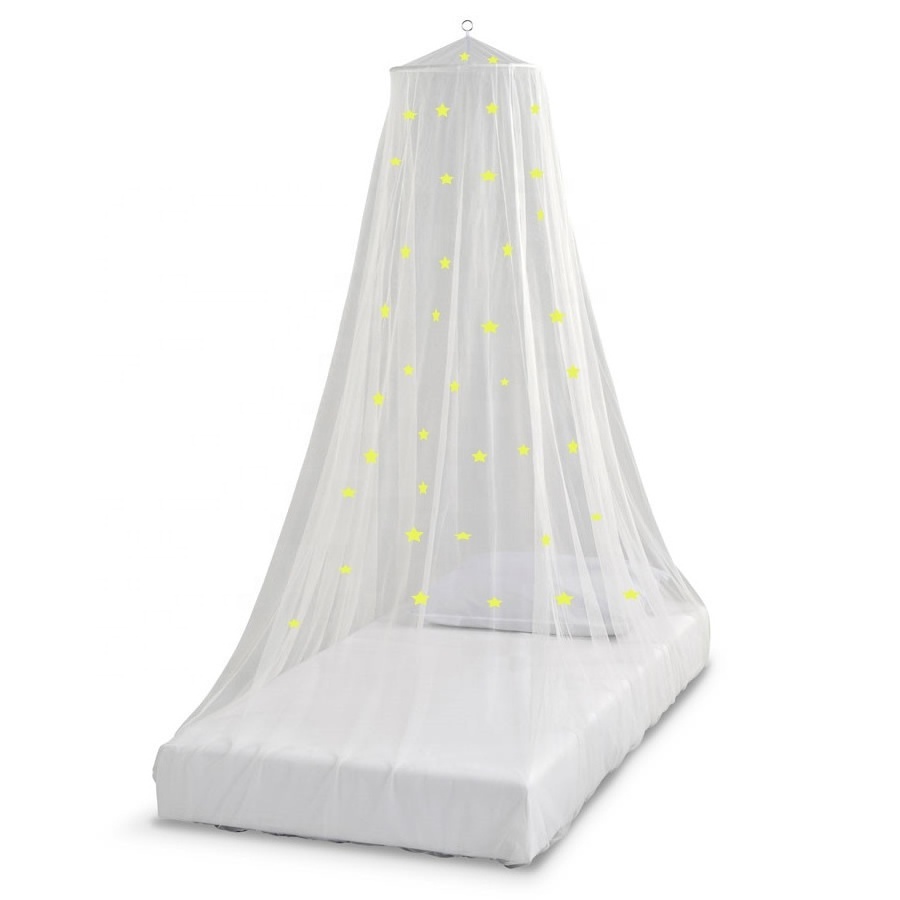 Hot Sell Kid Baby Canopy Bed cover Glowing In The Dark Luminous Foldable Mosquito Net Tent Bed Curtain Bedding Round Dome Tent