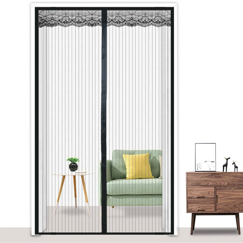 Easy Adhesive Installation Magnetic Fly Screen Door, Insect Screen Mosquito Door Net, Magnetic Curtain Room/Balcony/Patio Door