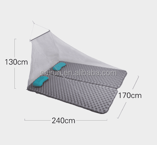 Outdoor travel universal travel anti-mosquito light portable mosquito net with light weight