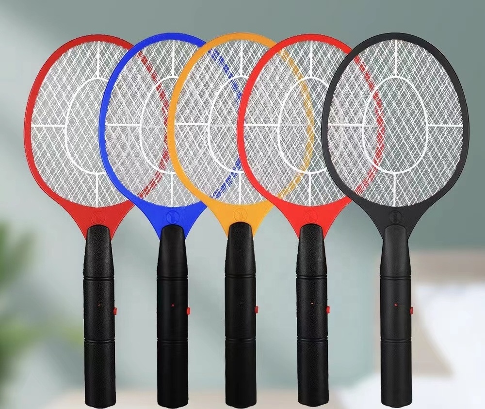 HOT SELLING Rechargeable Battery Electric Mosquito Swatter Handheld Electric Fly Mosquito Killer Bug Zapper Mosquito Swatter