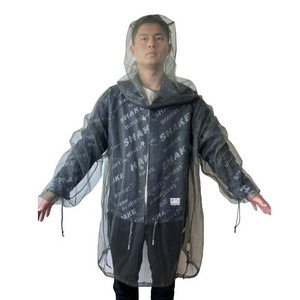 Wholesale Anti Mosquito Net Repellent Clothing Lightweight Mesh Jacket Mosquito Suit with Zipper