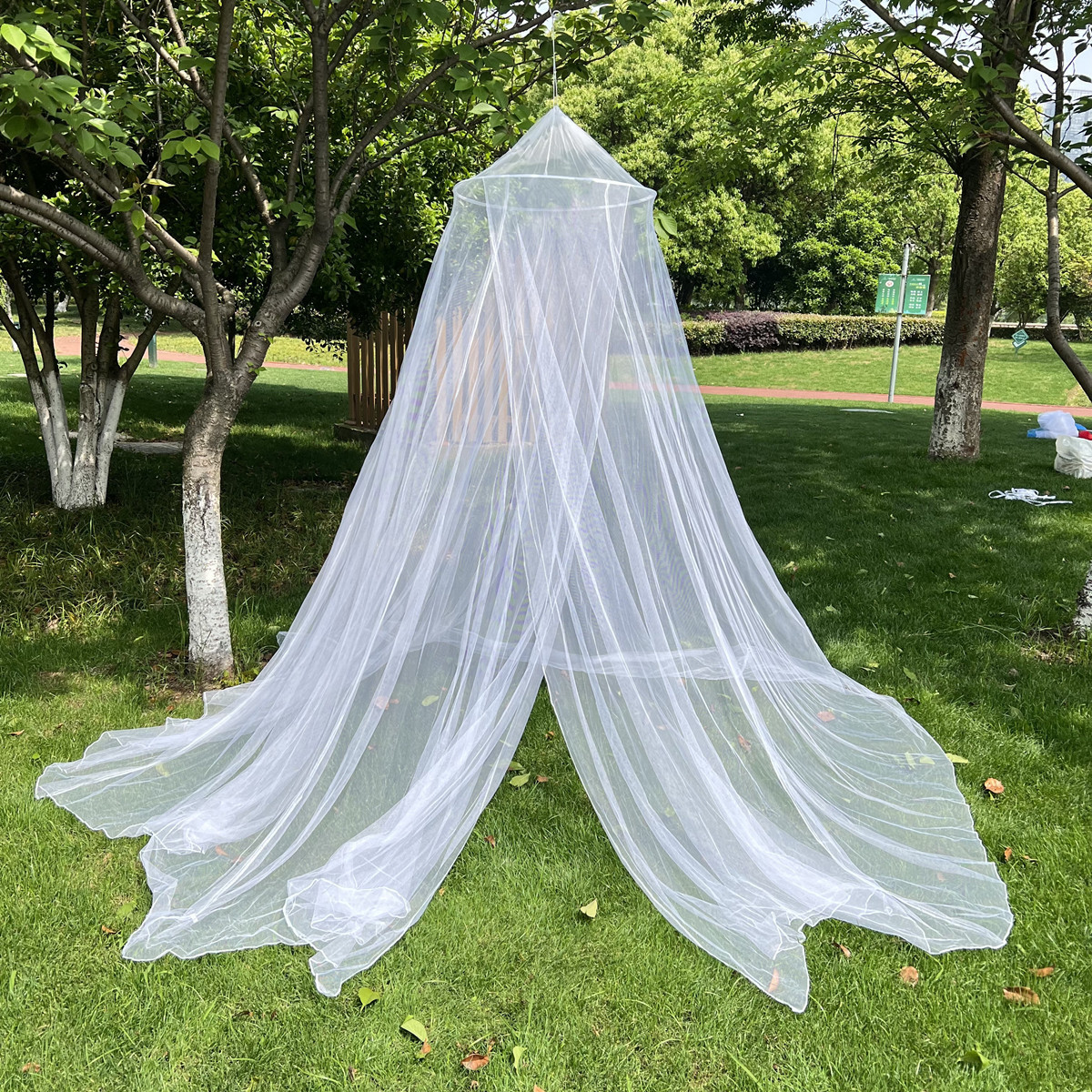 Polyester Circular Conical Round Hammock Folding Mosquito Bed Canopy Net Tent For Bed