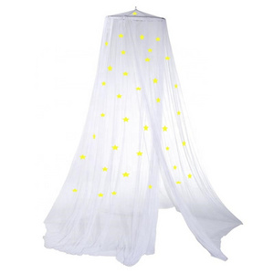 Hot Sell Kid Baby Canopy Bed cover Glowing In The Dark Luminous Foldable Mosquito Net Tent Bed Curtain Bedding Round Dome Tent