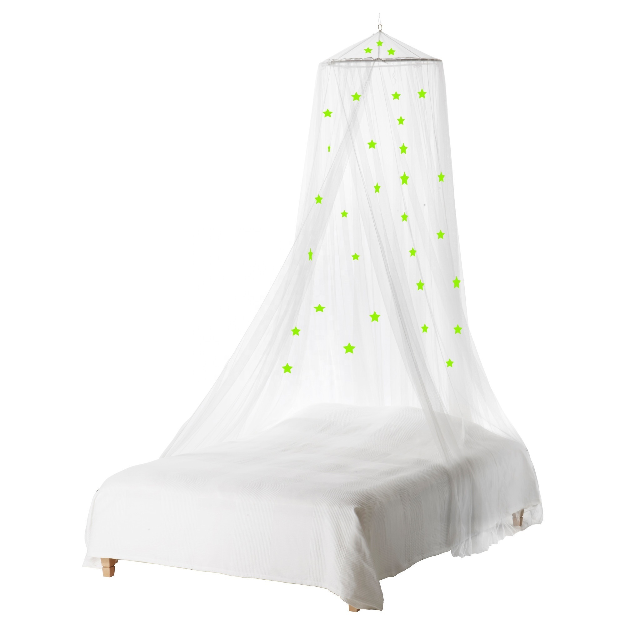 Hot Sell Kid Baby Canopy Bed cover Glowing In The Dark Luminous Foldable Mosquito Net Tent Bed Curtain Bedding Round Dome Tent