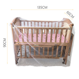 Portable Anti Mosquito Bites for Baby bed mosquito net Canopy For Baby Bed Polyester Crib White Baby Mosquito Net Wholesale