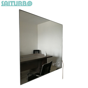 Wall mounted infrared heater mirror surface panel heater used in bathroom