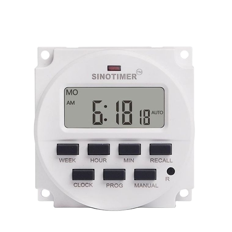 High quality 12VDC/AC Display 7 Days Weekly Programmable 24hrs Automatic Gate digital electric  timer  switch