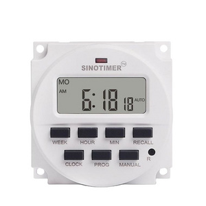 Big Lcd Display 7 Days Weekly Programmable 24hrs Automatic Gate  digital timer switch