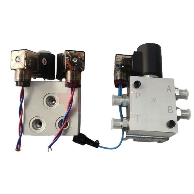 Excavator Quick-Change Solenoid Valve Two-Position Three-Way Valve 12V 24V Clamp Solenoid Valve