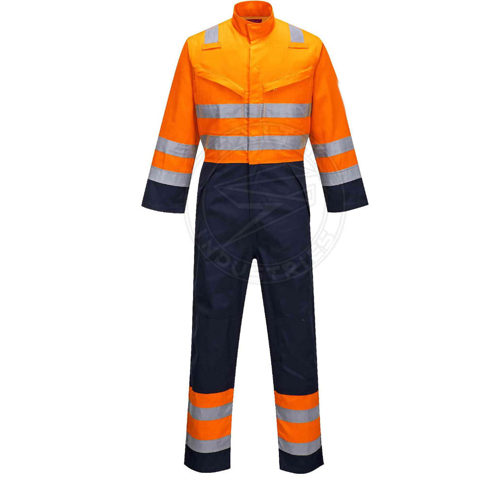 High Quality Reflective Safety Suits Custom Reflector Heat Resistance Coveralls