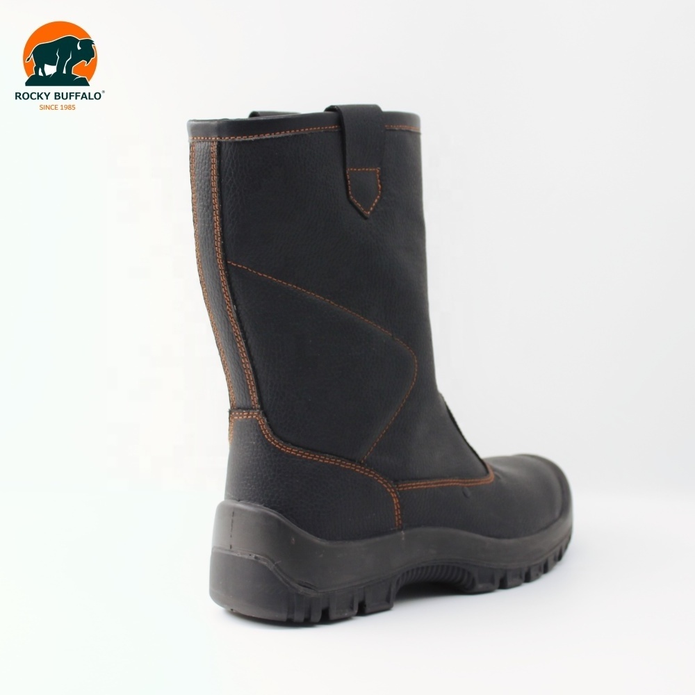 Rocky Buffalo CE certificates Waterproof Dual Density PU Injection S3 Standards Winter Insulated Work Boots