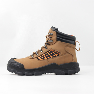 Rocky Buffalo Heavy Duty Rubber Outsole Nubuck+Rubber Upper Middle Cut Safety Shoes/Boots