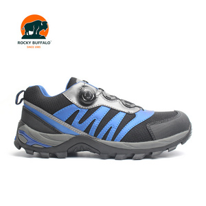 2023 Rocky Buffalo  Hot Sale  Genuine Leather Anti Static  Steel Toe Sport Safety Shoes For Men