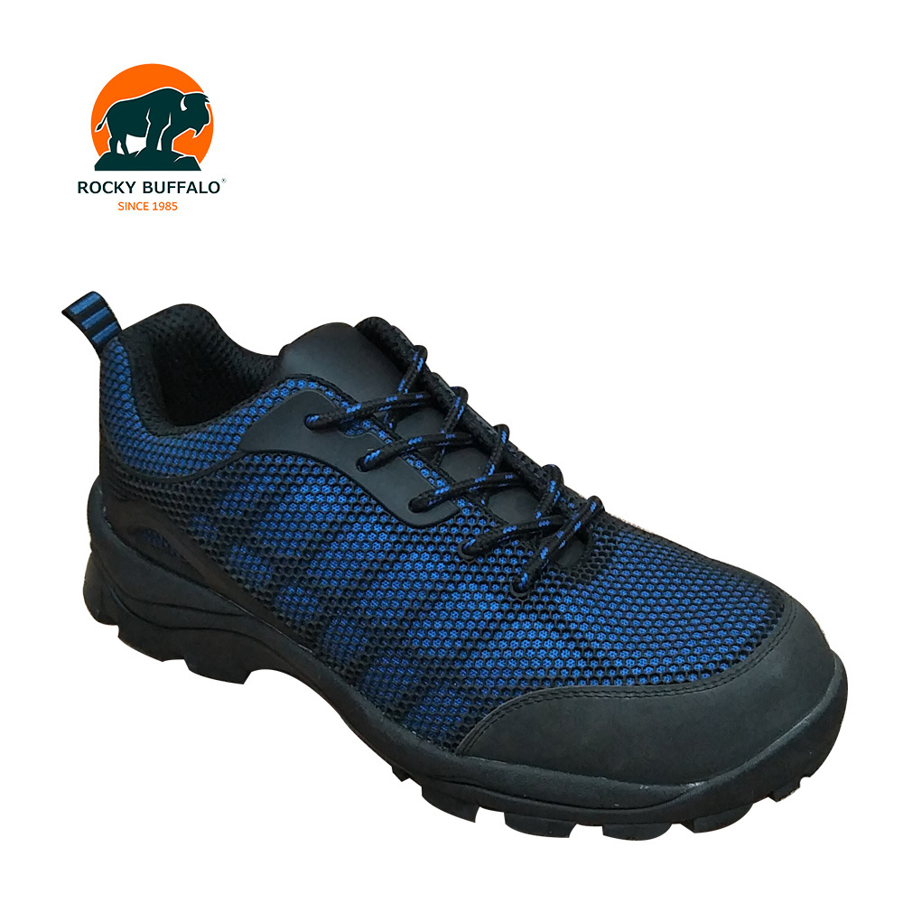 Rocky Buffalo  Casual Safety Sneakers  Factory Wholesale Lightweight Breathable Mesh Safety Shoes For Men