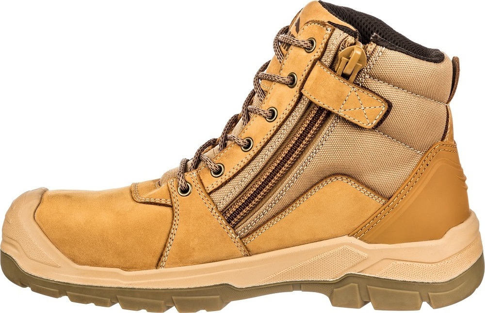 Rocky Buffalo Brand Wide toe Lace-up full grain nubuck leather S3 America Australia Mining safety boots work footwear